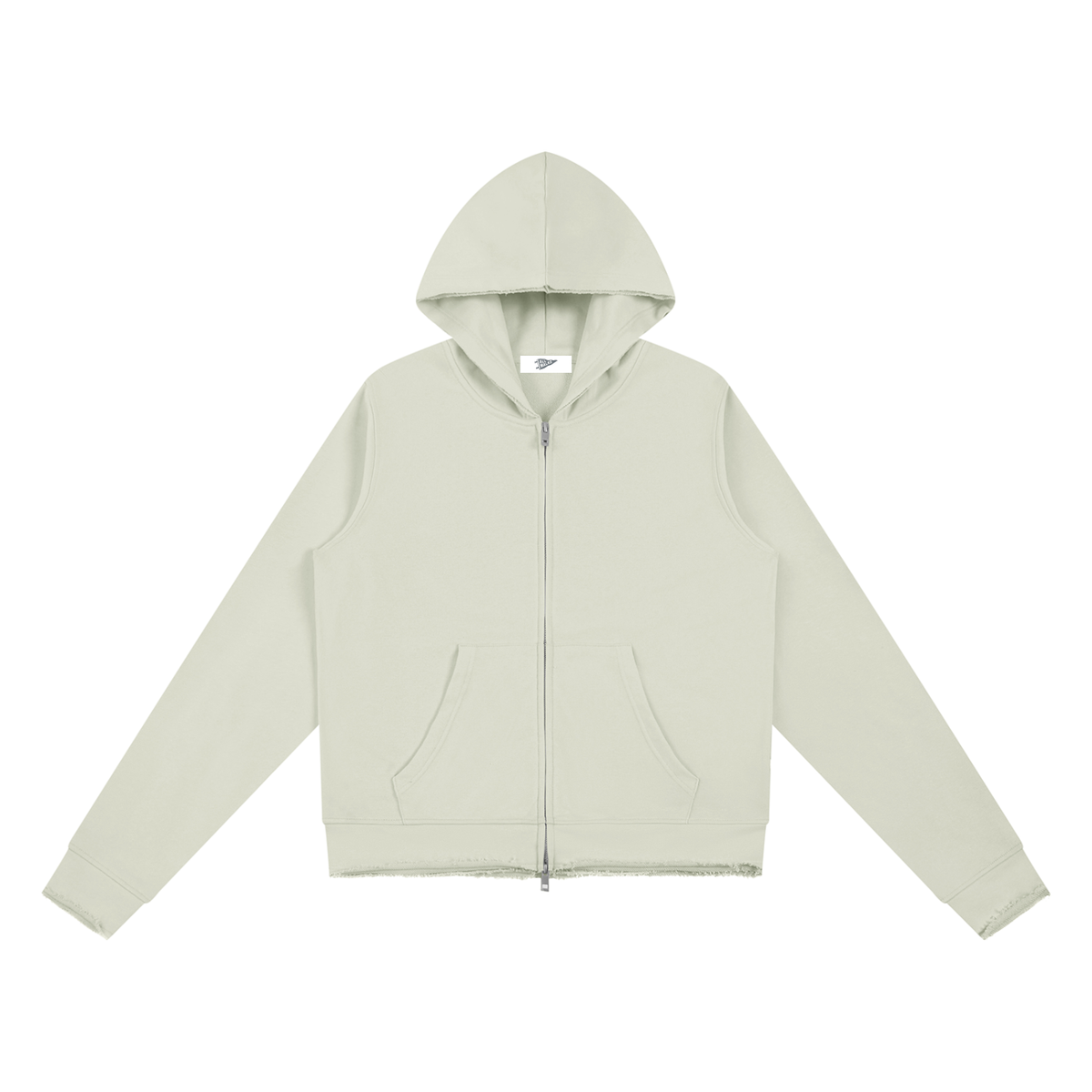 WMNS Raw Edge Full Zip Hoodie