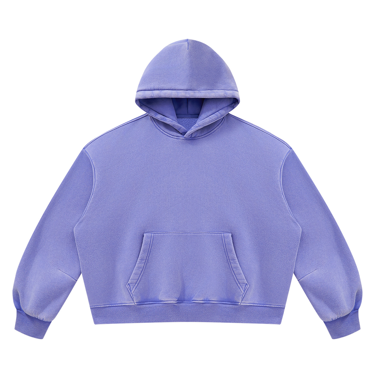 Vintage Wash Boxy Fleece Hoodie