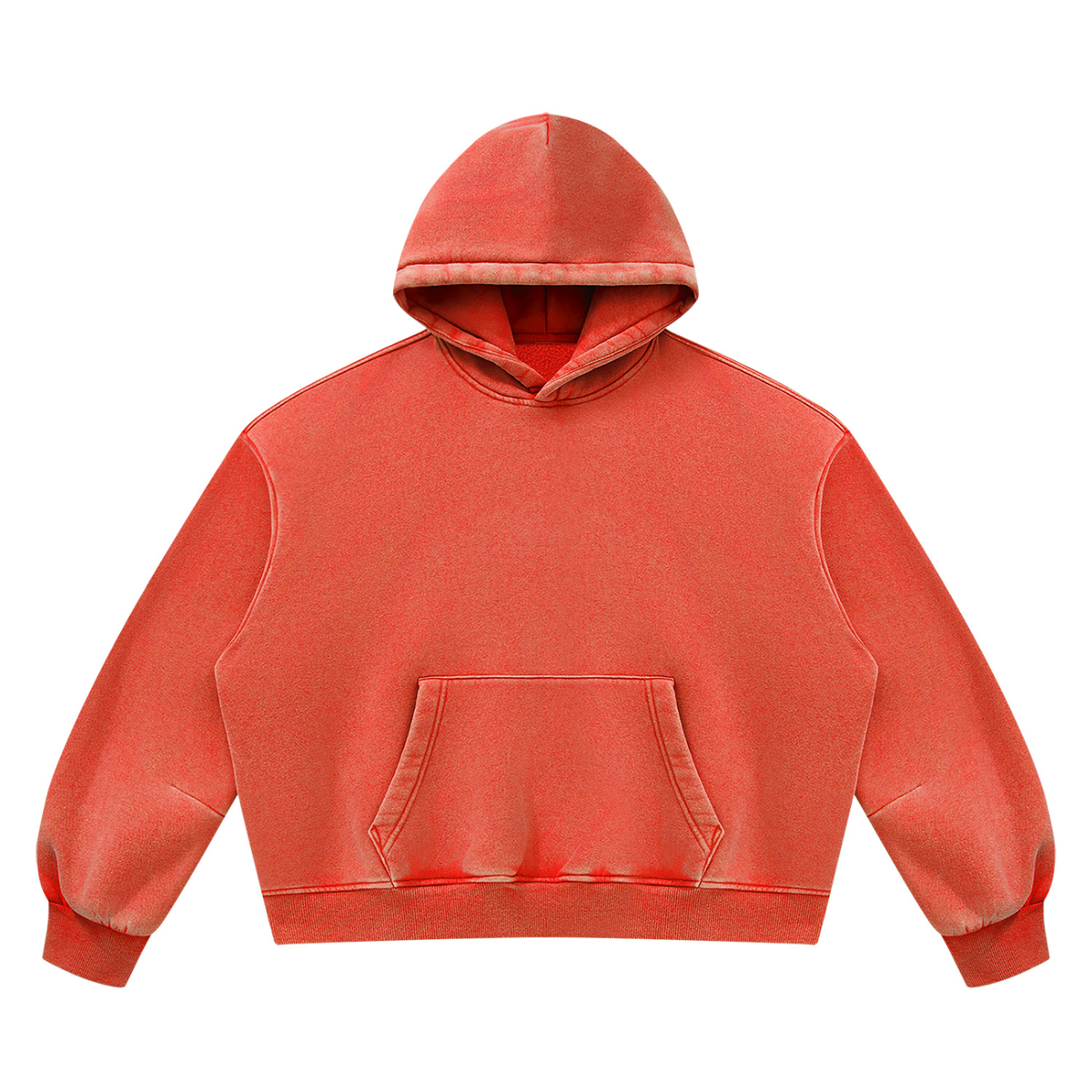 Vintage Wash Boxy Fleece Hoodie