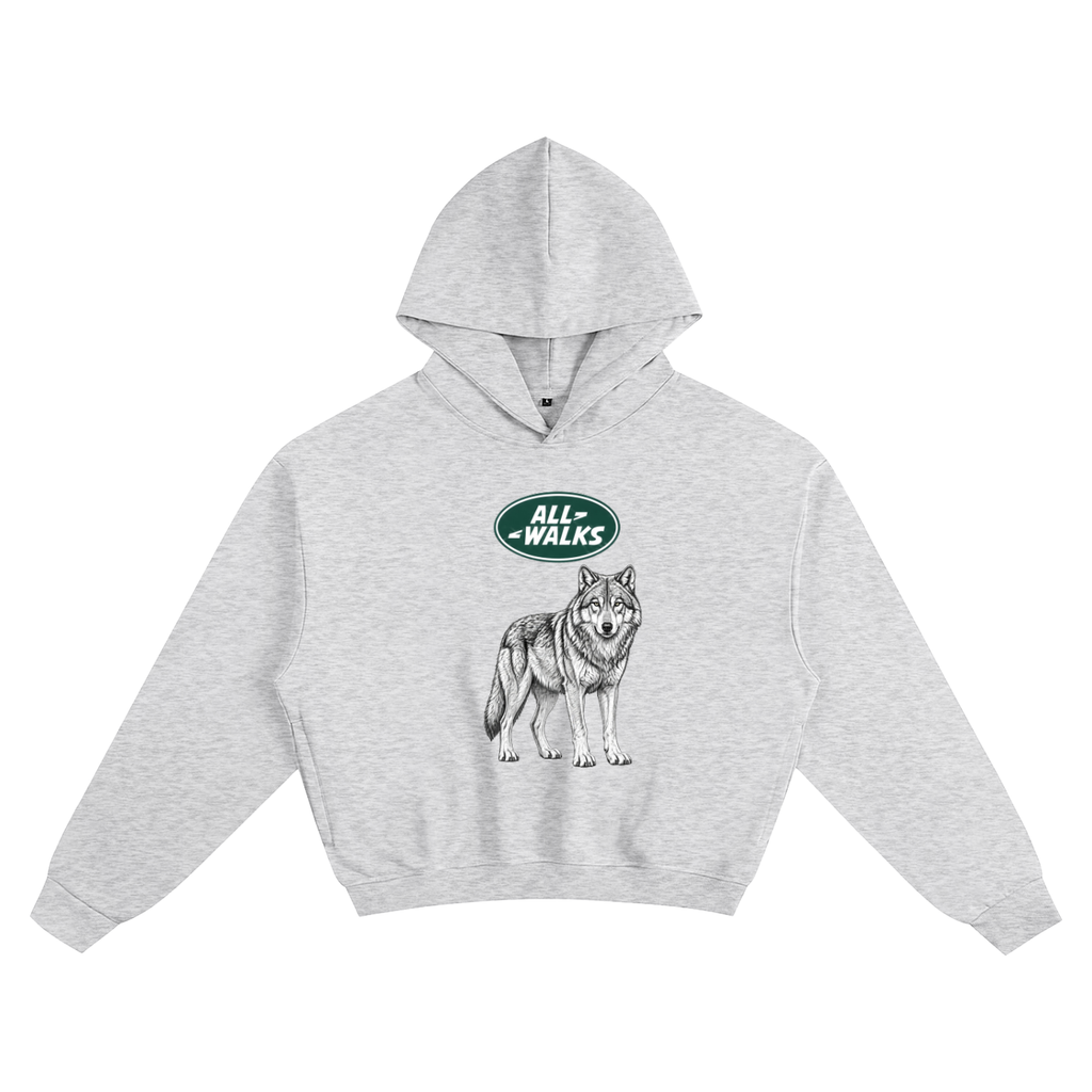 All Walks Cotton Cropped Hoodie