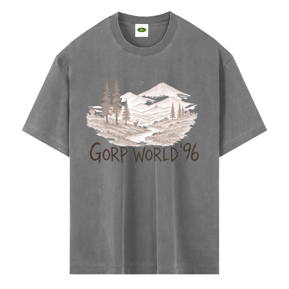 Gorp World Vintage Washed Oversized Tee
