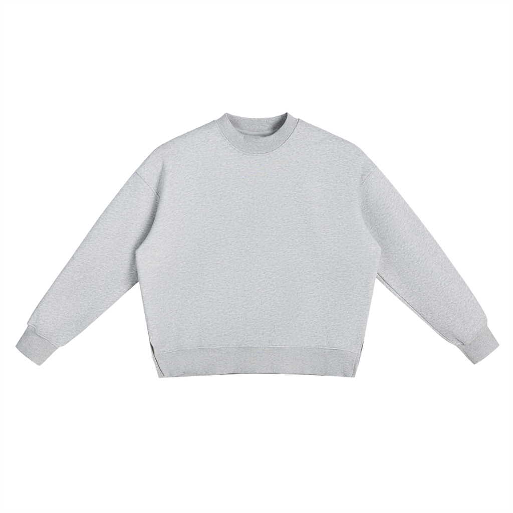 Side Slit Crew Sweatshirt