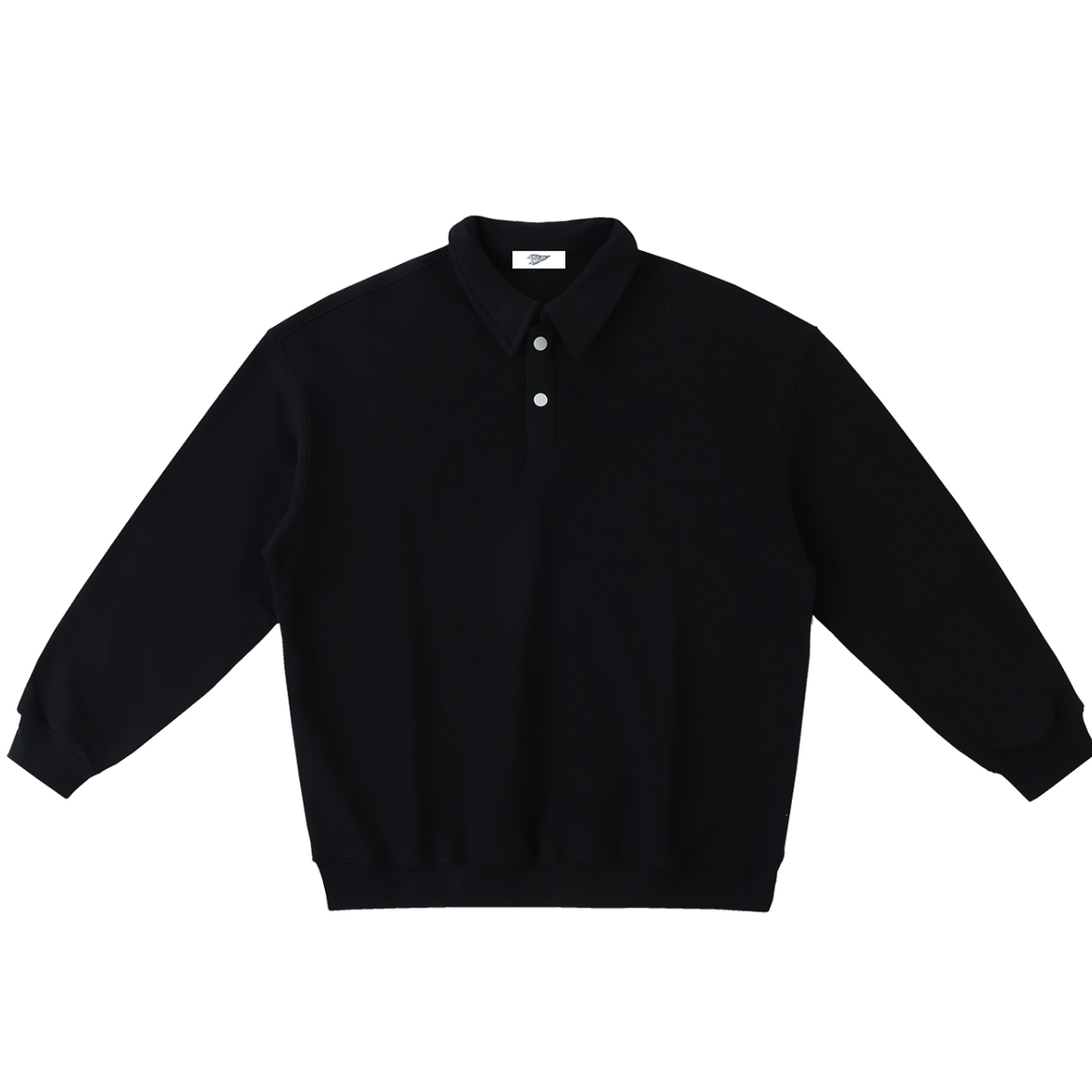 Heavyweight Polo-Collar Sweatshirt