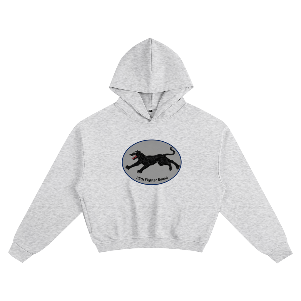 Squadron Cotton Cropped Hoodie