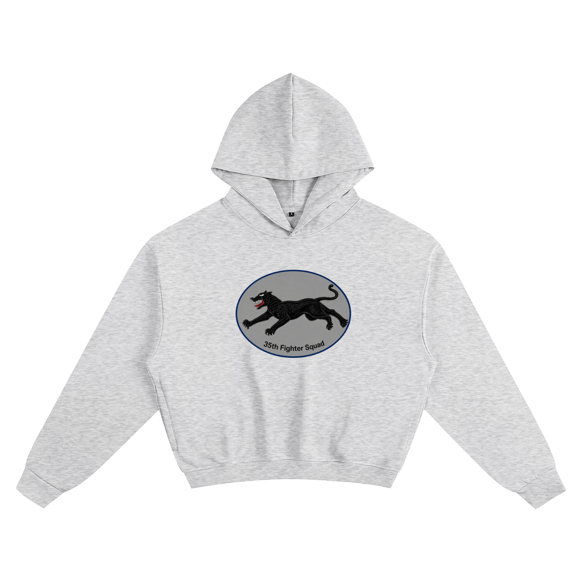 Squadron Cotton Cropped Hoodie