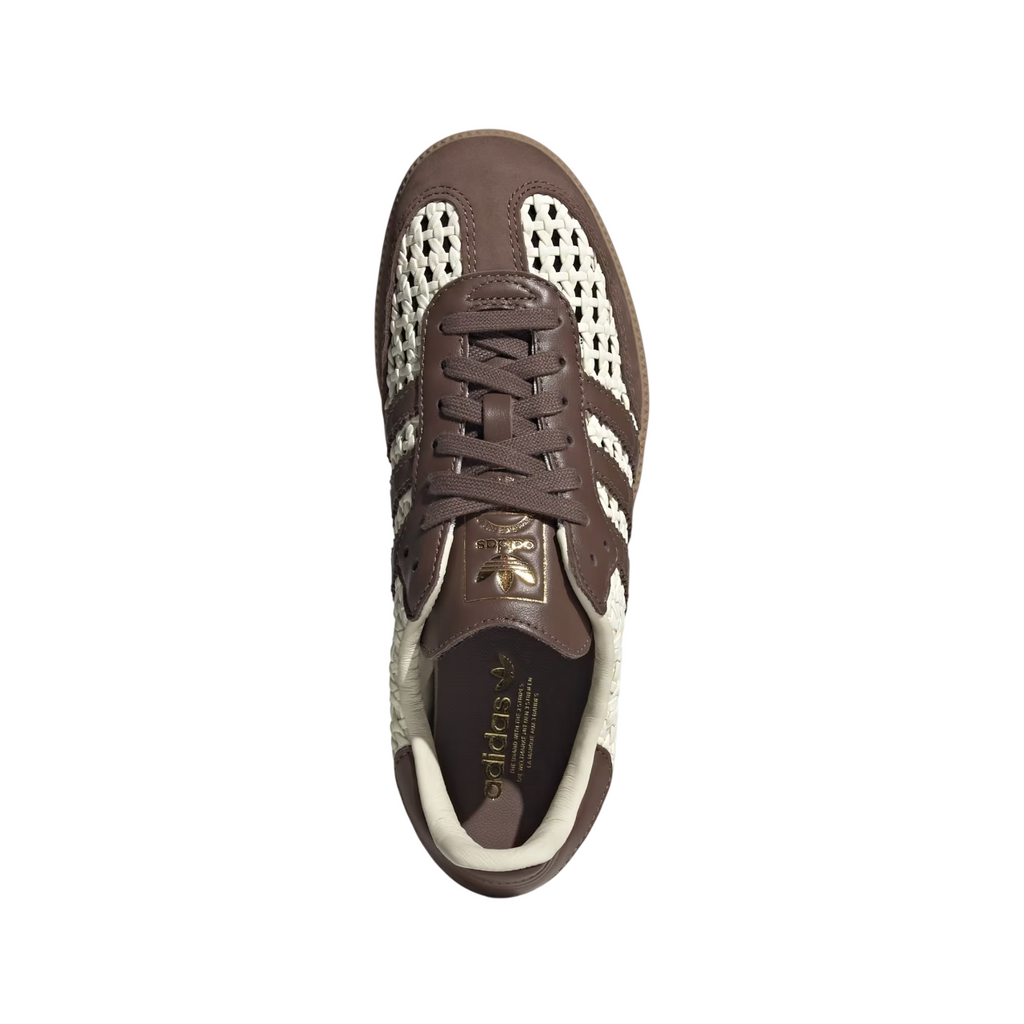 Adidas Samba OG Basketweave Cream White Earth Strata