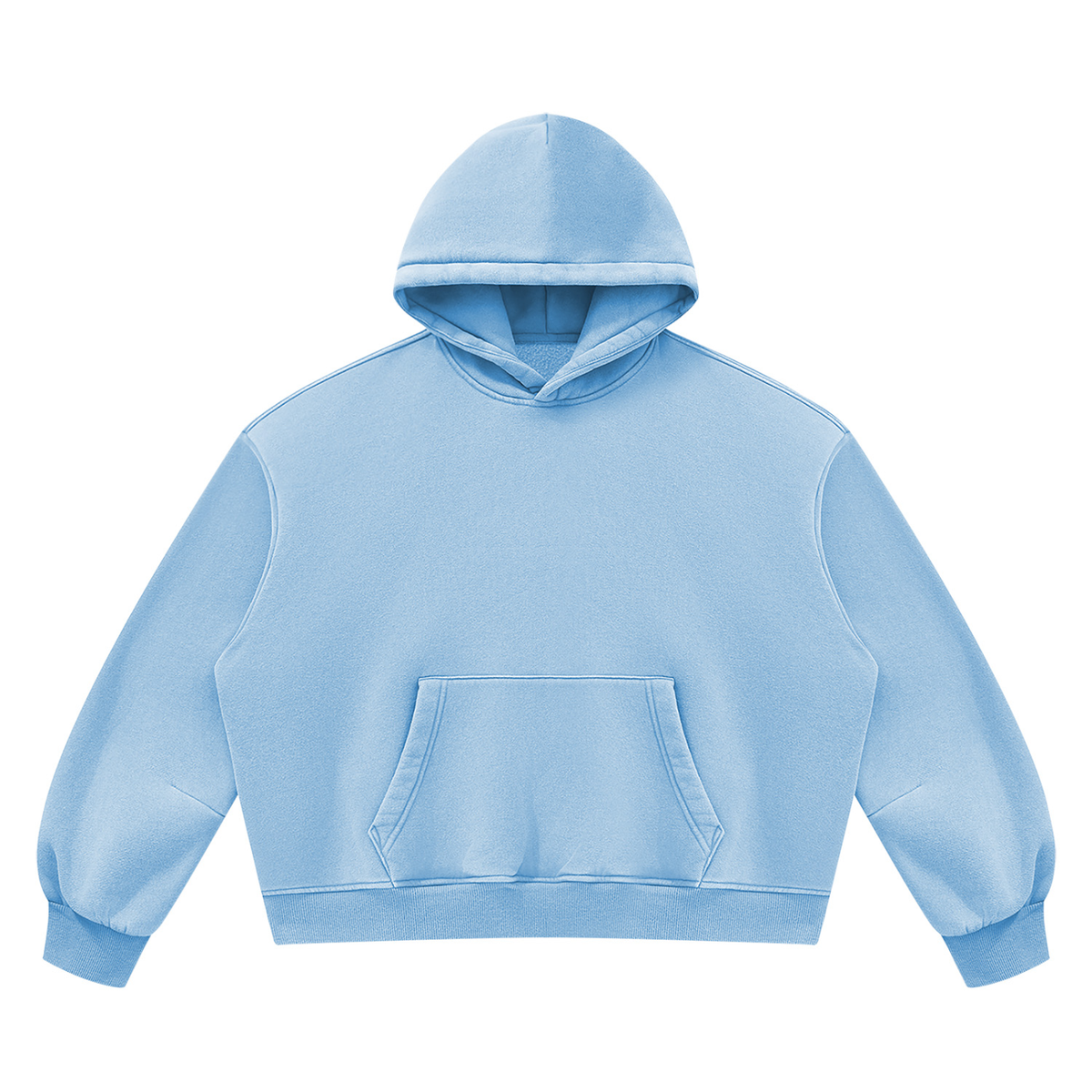 Vintage Wash Boxy Fleece Hoodie