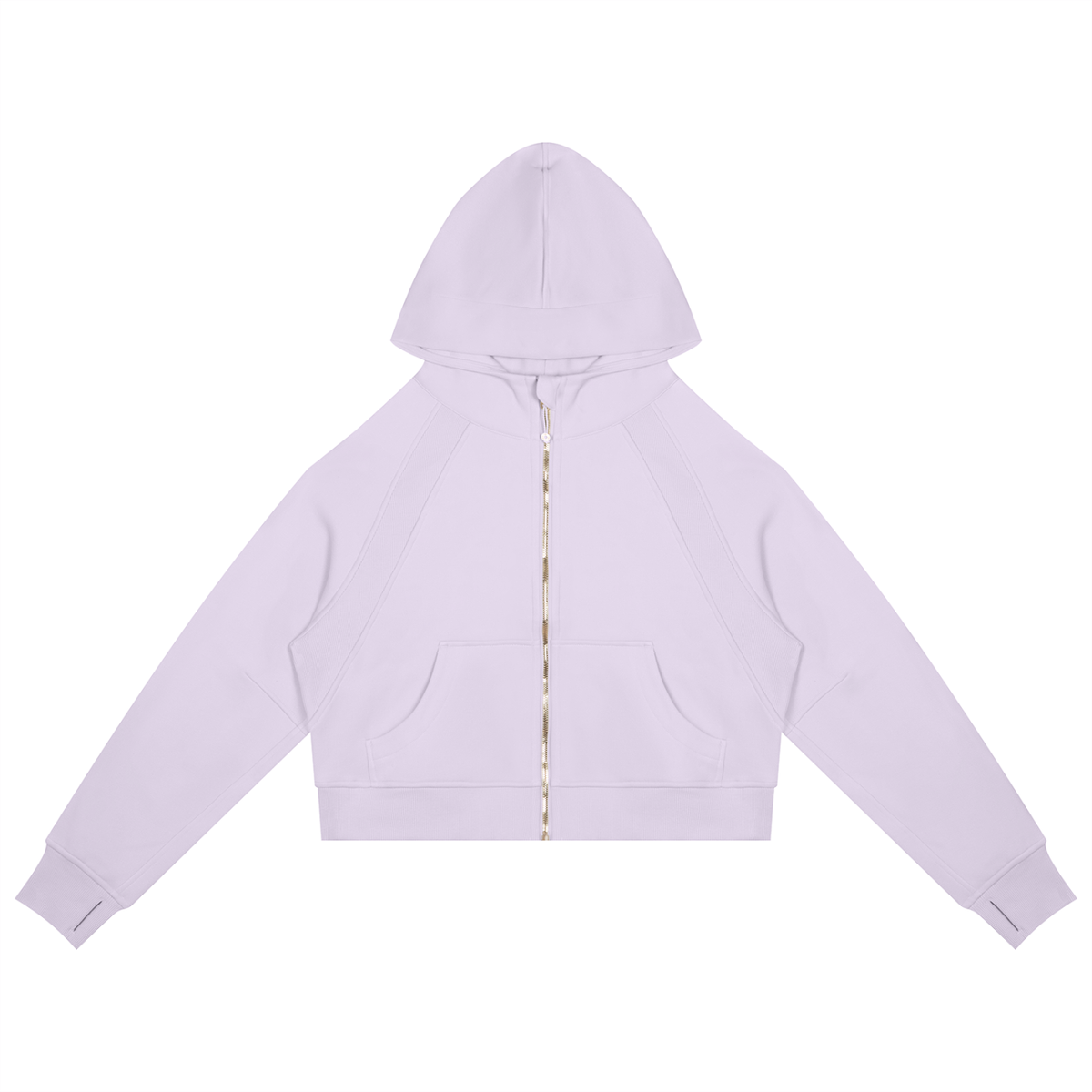 WMNS Cropped Full Zip Hoodie