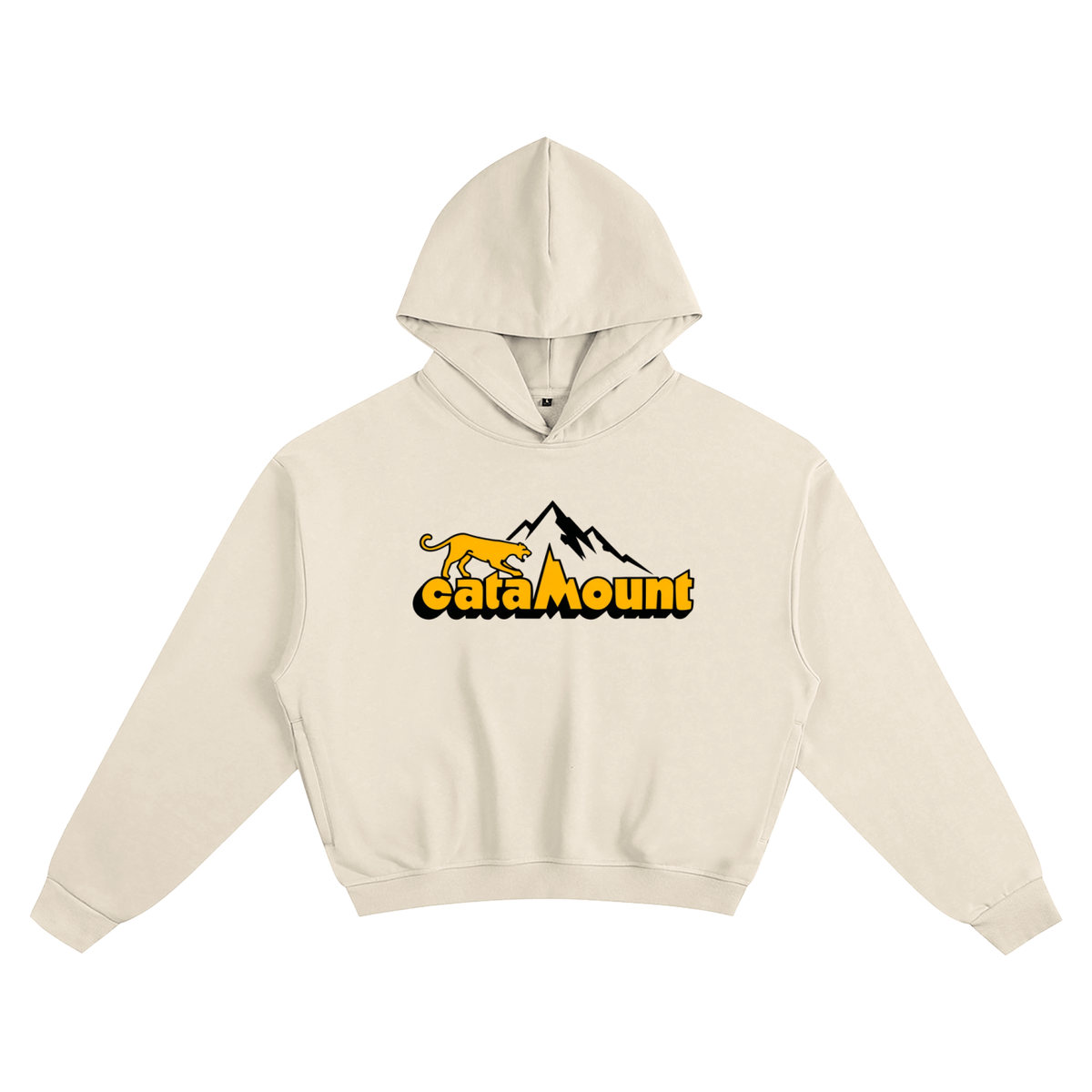 Catamount Cotton Cropped Hoodie