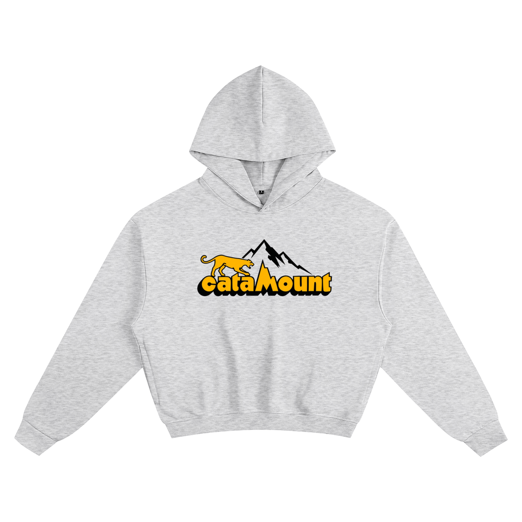 Catamount Cotton Cropped Hoodie