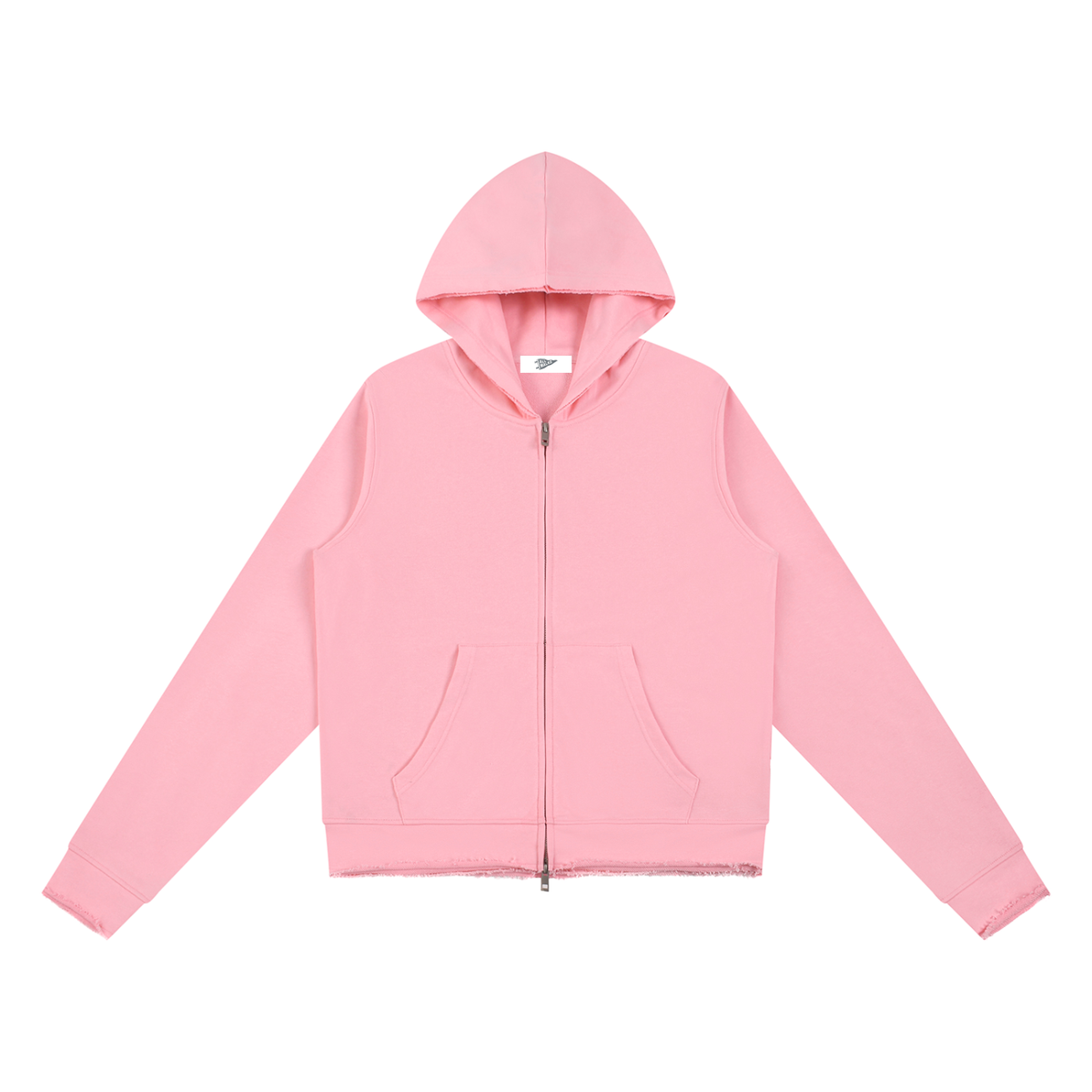 WMNS Raw Edge Full Zip Hoodie