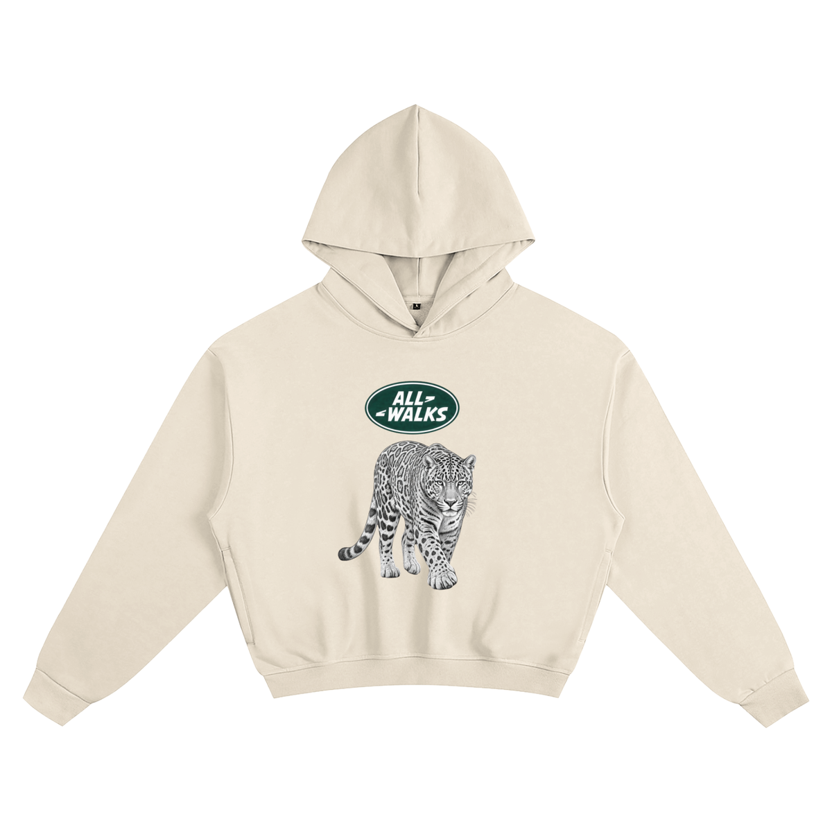 All Walks Cotton Cropped Hoodie
