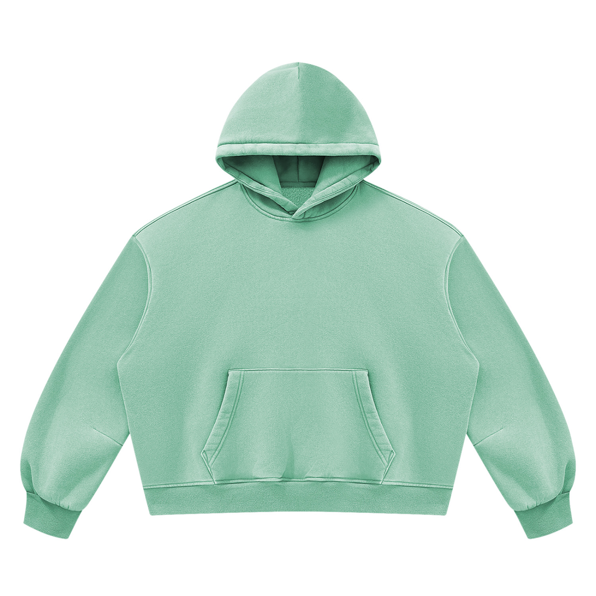 Vintage Wash Boxy Fleece Hoodie