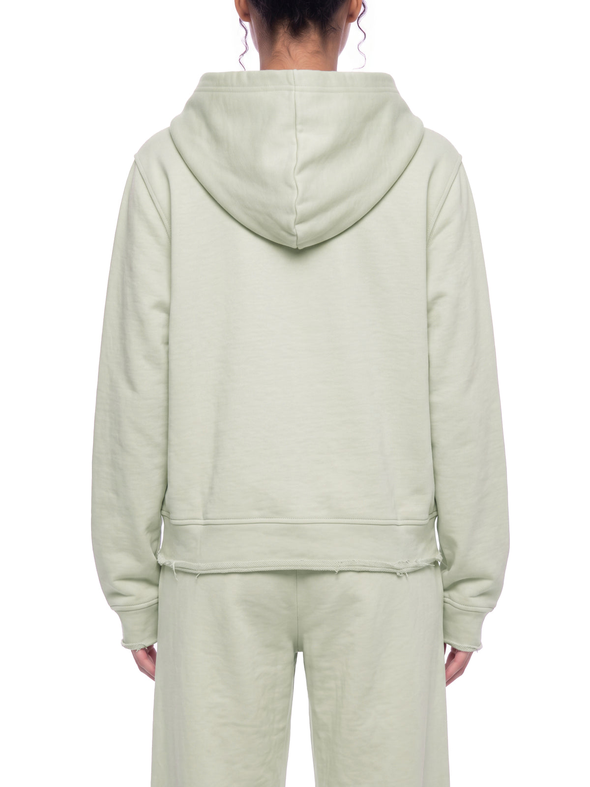 WMNS Raw Edge Full Zip Hoodie